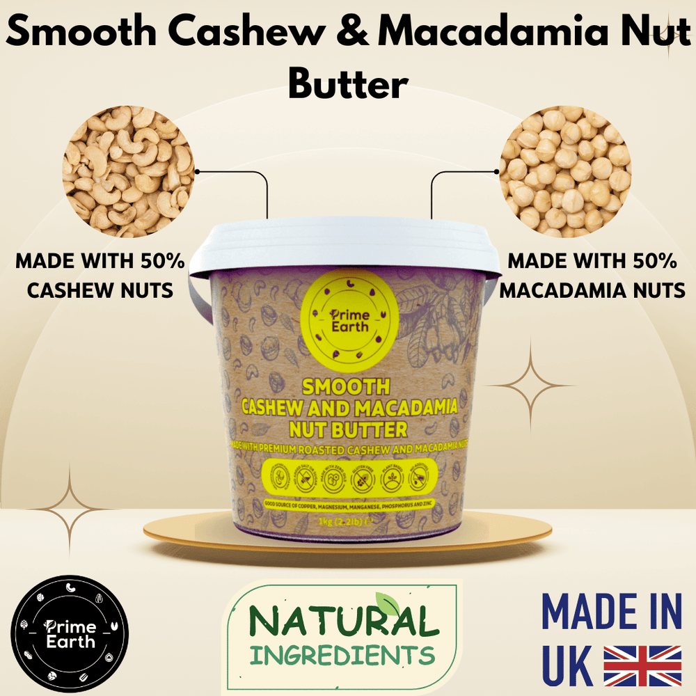 Smooth Cashew and Macadamia Nut Butter